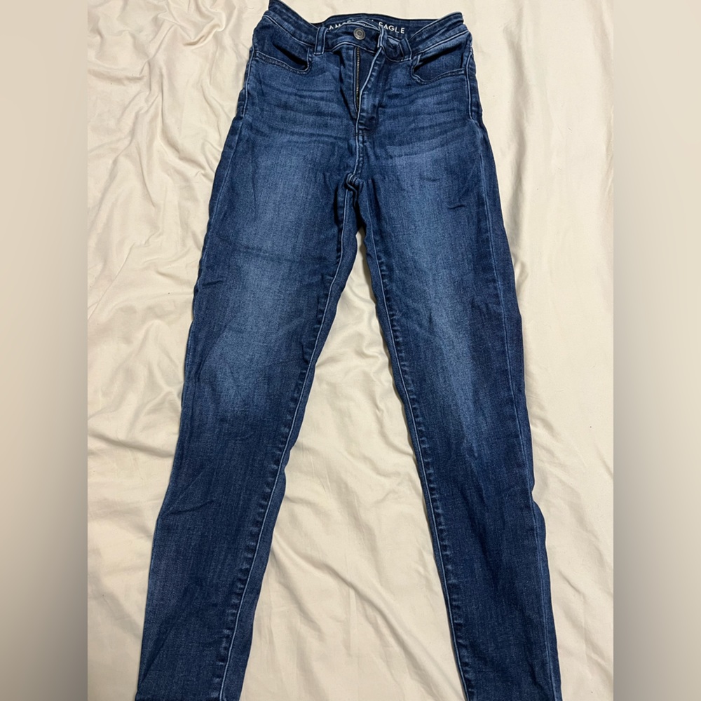 AE high rise jegging size 0